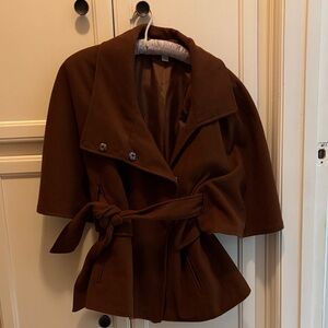New York & Company Brown Trench Coat